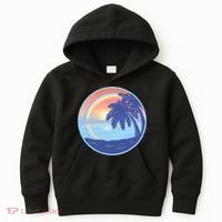 Sunset Rainbow Beach Kids Hoodie thumb 0