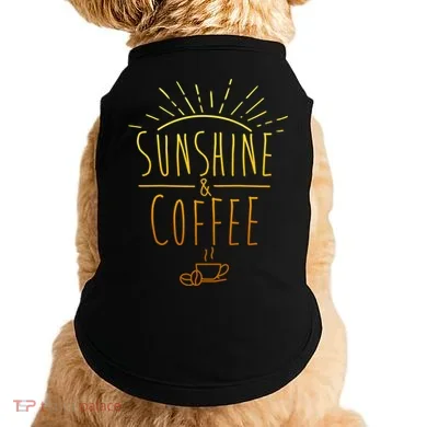 Sunshine And Coffee Doggie Tank