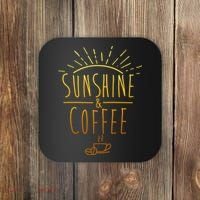 Sunshine And Coffee Coaster thumb 0