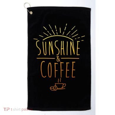 Sunshine And Coffee Golf Towel