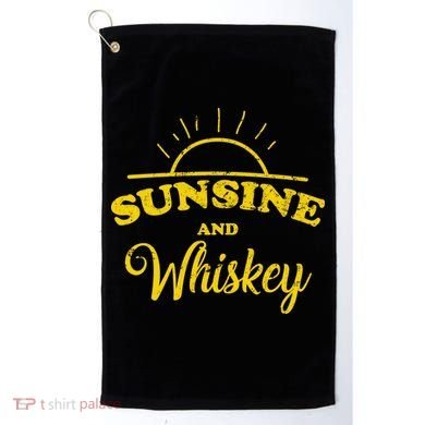 Sunshine And Whiskey Golf Towel