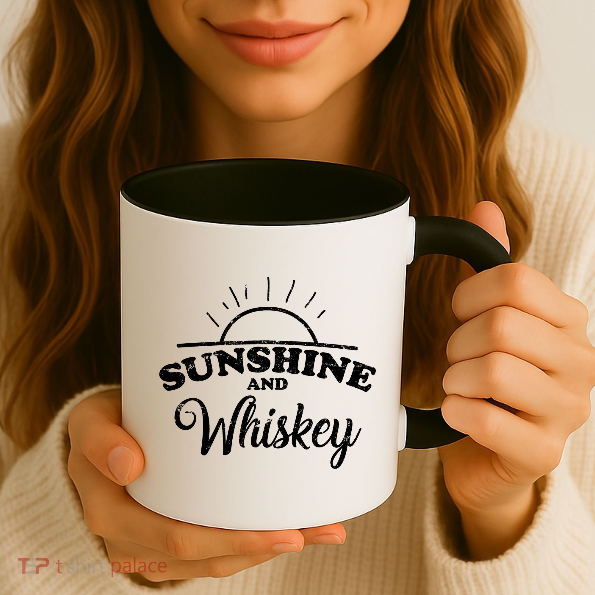 Sunshine And Whiskey Retro Summer Coffee Mug