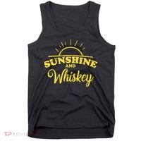 Sunshine And Whiskey Retro Summer Tank Top thumb 0