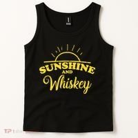 Sunshine And Whiskey Retro Summer Tank Top thumb 2