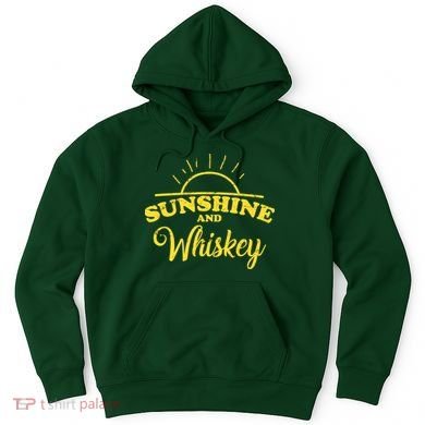 Sunshine And Whiskey Retro Summer Hoodie