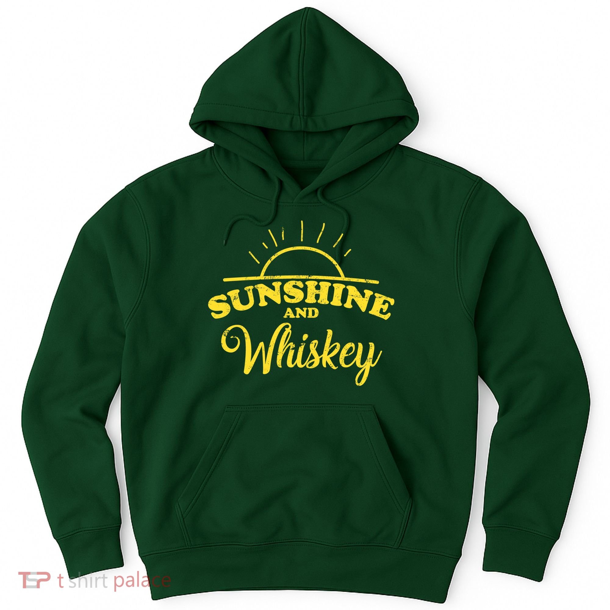 Sunshine And Whiskey Retro Summer Hoodie