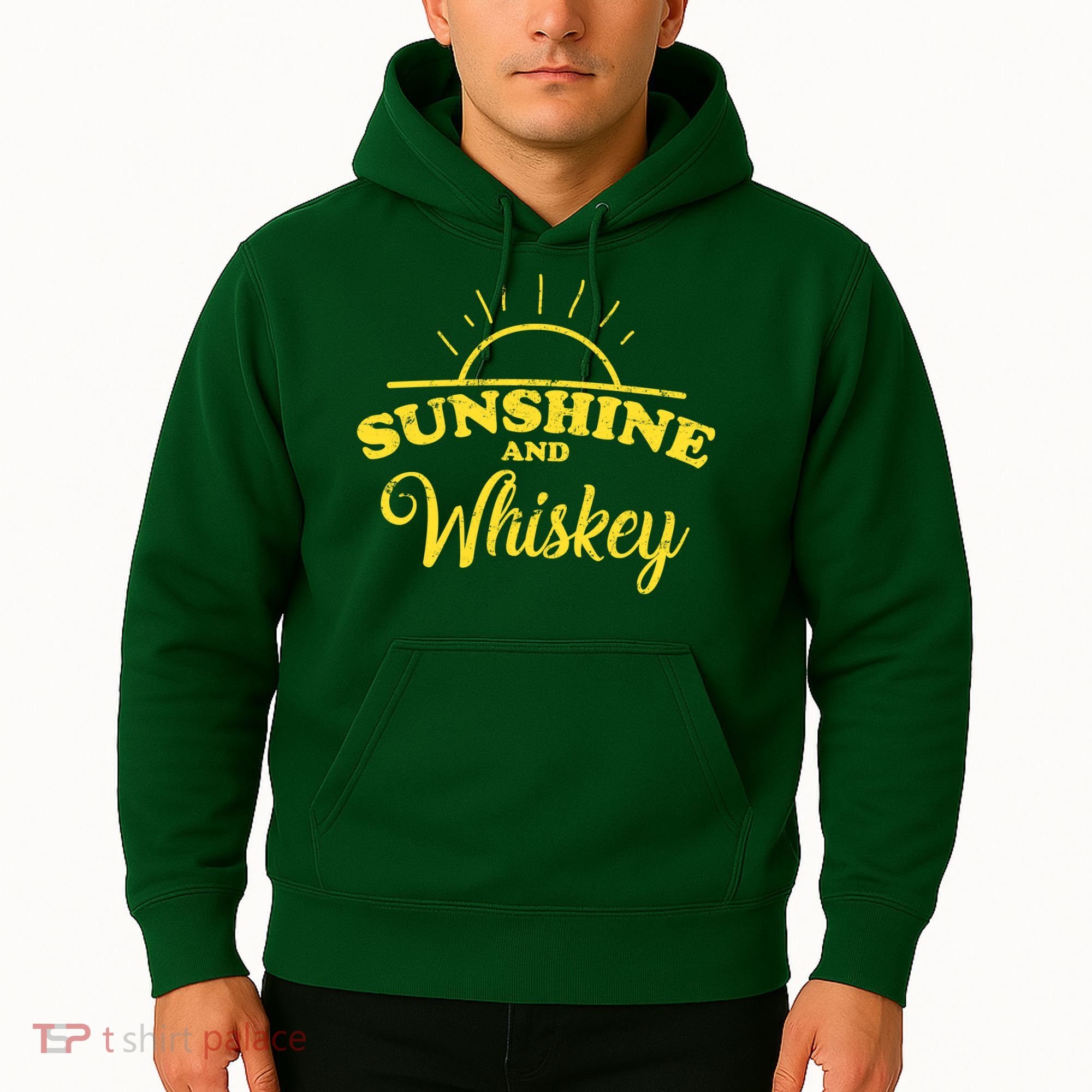 Sunshine And Whiskey Retro Summer Hoodie