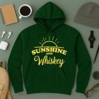 Sunshine And Whiskey Retro Summer Hoodie thumb 3