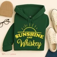 Sunshine And Whiskey Retro Summer Hoodie thumb 4