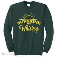 Sunshine And Whiskey Retro Summer Sweatshirt thumb 0
