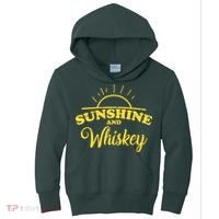 Sunshine And Whiskey Retro Summer Kids Hoodie thumb 0