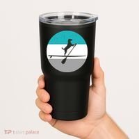 Stand Up Paddle Boarding with dog - Paddelsport SUP Board Tumbler thumb 2