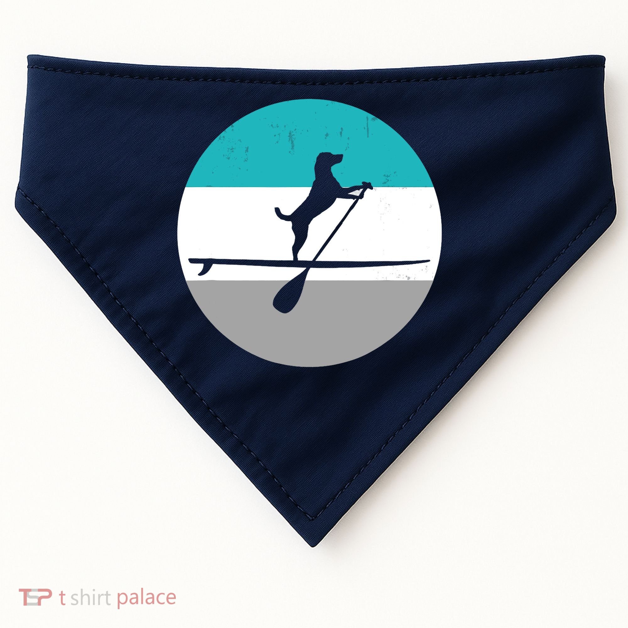 Stand Up Paddle Boarding with dog - Paddelsport SUP Board USA-Made Doggie Bandana