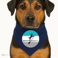 Stand Up Paddle Boarding with dog - Paddelsport SUP Board USA-Made Doggie Bandana thumb 1