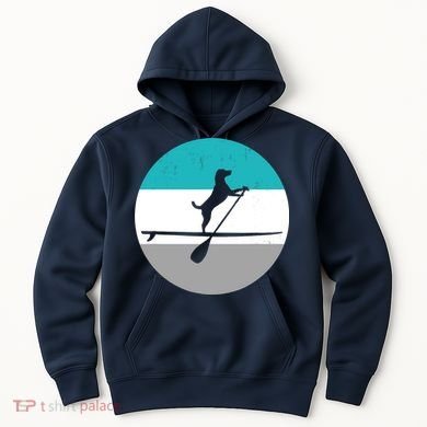 Stand Up Paddle Boarding with dog - Paddelsport SUP Board Hoodie