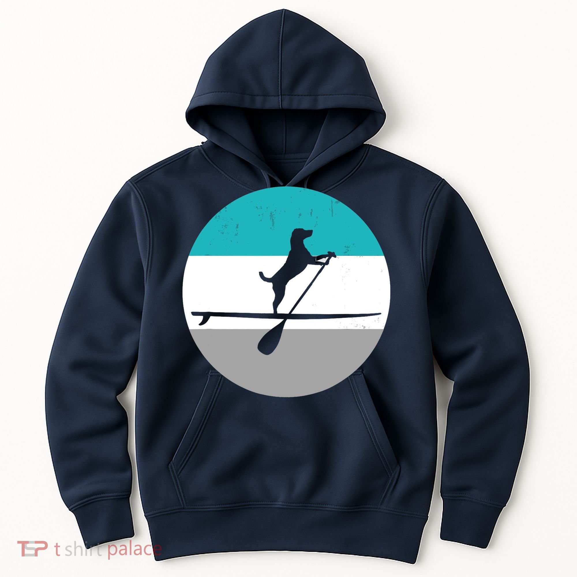 Stand Up Paddle Boarding with dog - Paddelsport SUP Board Hoodie