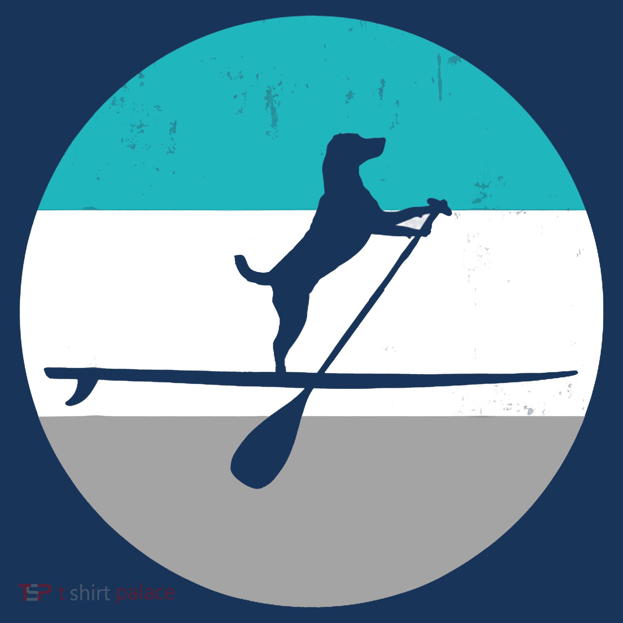 Stand Up Paddle Boarding with dog - Paddelsport SUP Board Sweatshirt