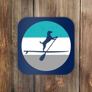 Stand Up Paddle Boarding with dog - Paddelsport SUP Board Coaster