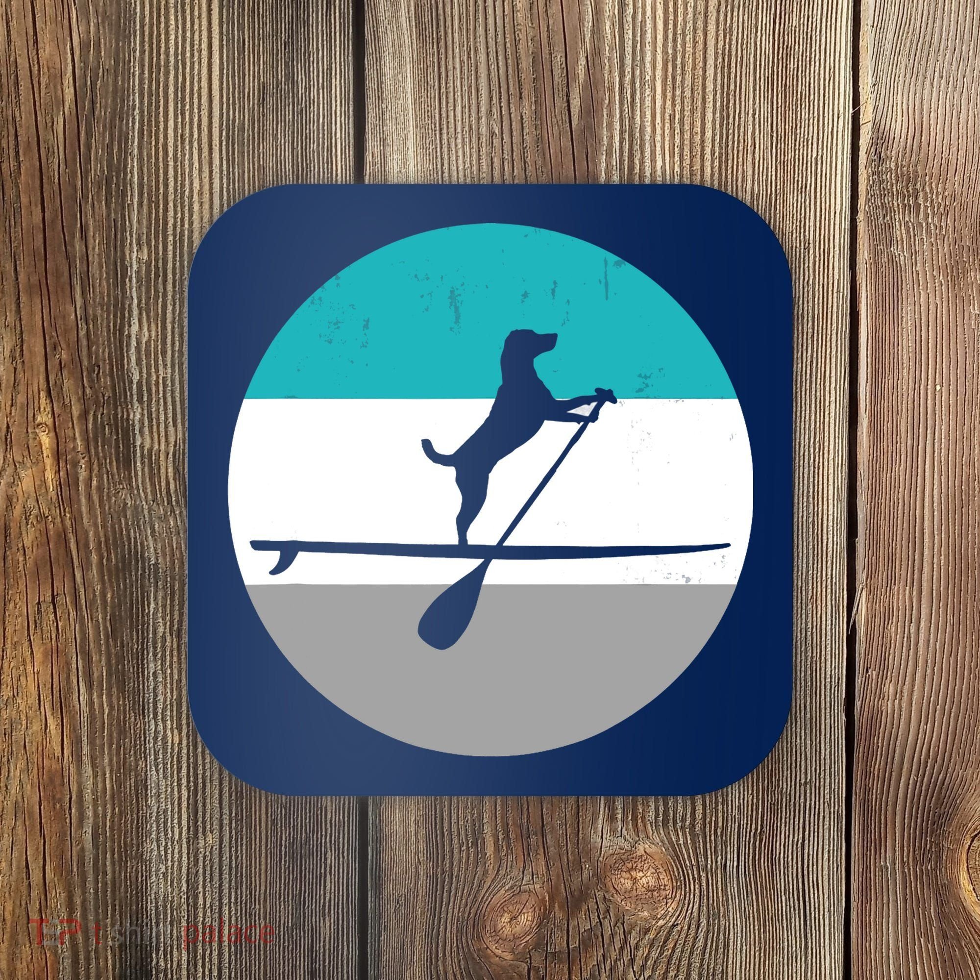 Stand Up Paddle Boarding with dog - Paddelsport SUP Board Coaster