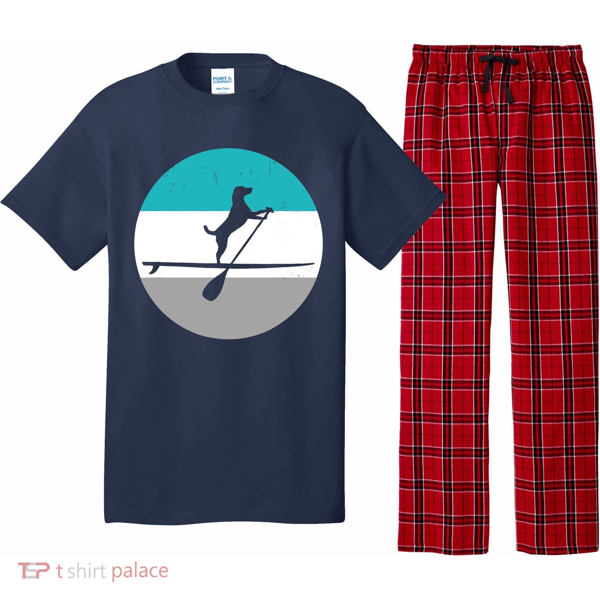 Stand Up Paddle Boarding with dog - Paddelsport SUP Board Pajama Set