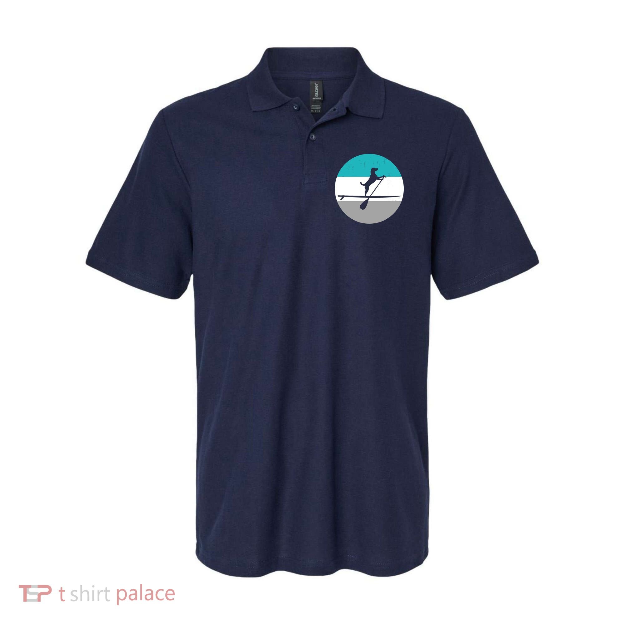 Stand Up Paddle Boarding with dog - Paddelsport SUP Board Polo