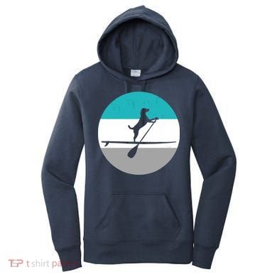 Stand Up Paddle Boarding with dog - Paddelsport SUP Board Women's Hoodie