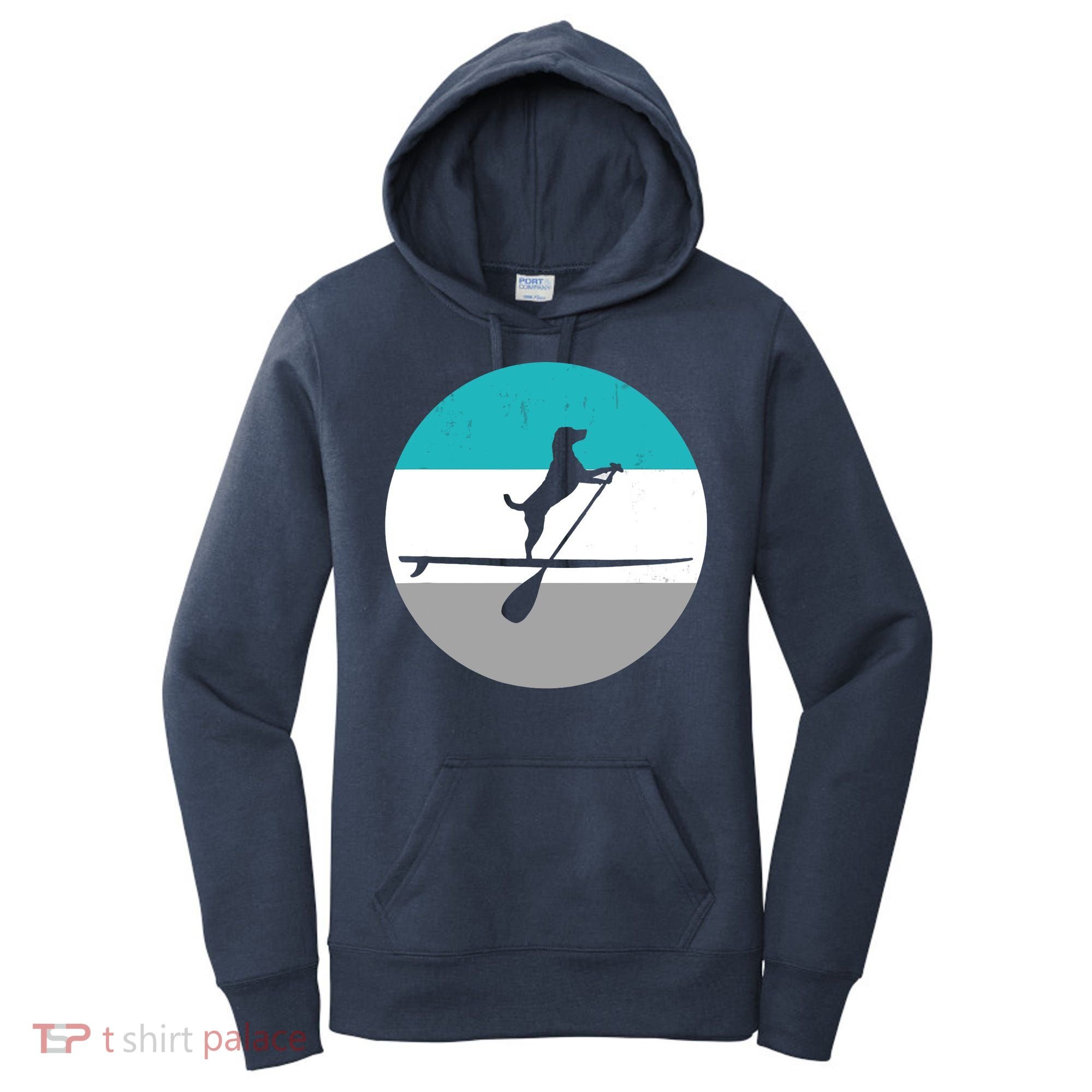 Stand Up Paddle Boarding with dog - Paddelsport SUP Board Women's Hoodie