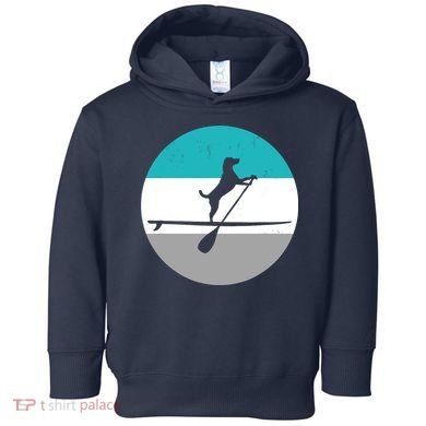 Stand Up Paddle Boarding with dog - Paddelsport SUP Board Toddler Hoodie