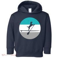 Stand Up Paddle Boarding with dog - Paddelsport SUP Board Toddler Hoodie thumb 0