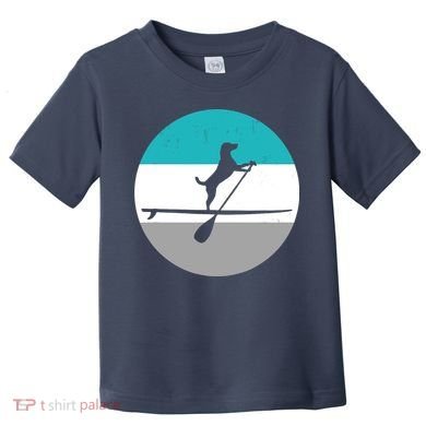 Stand Up Paddle Boarding with dog - Paddelsport SUP Board Toddler T-Shirt