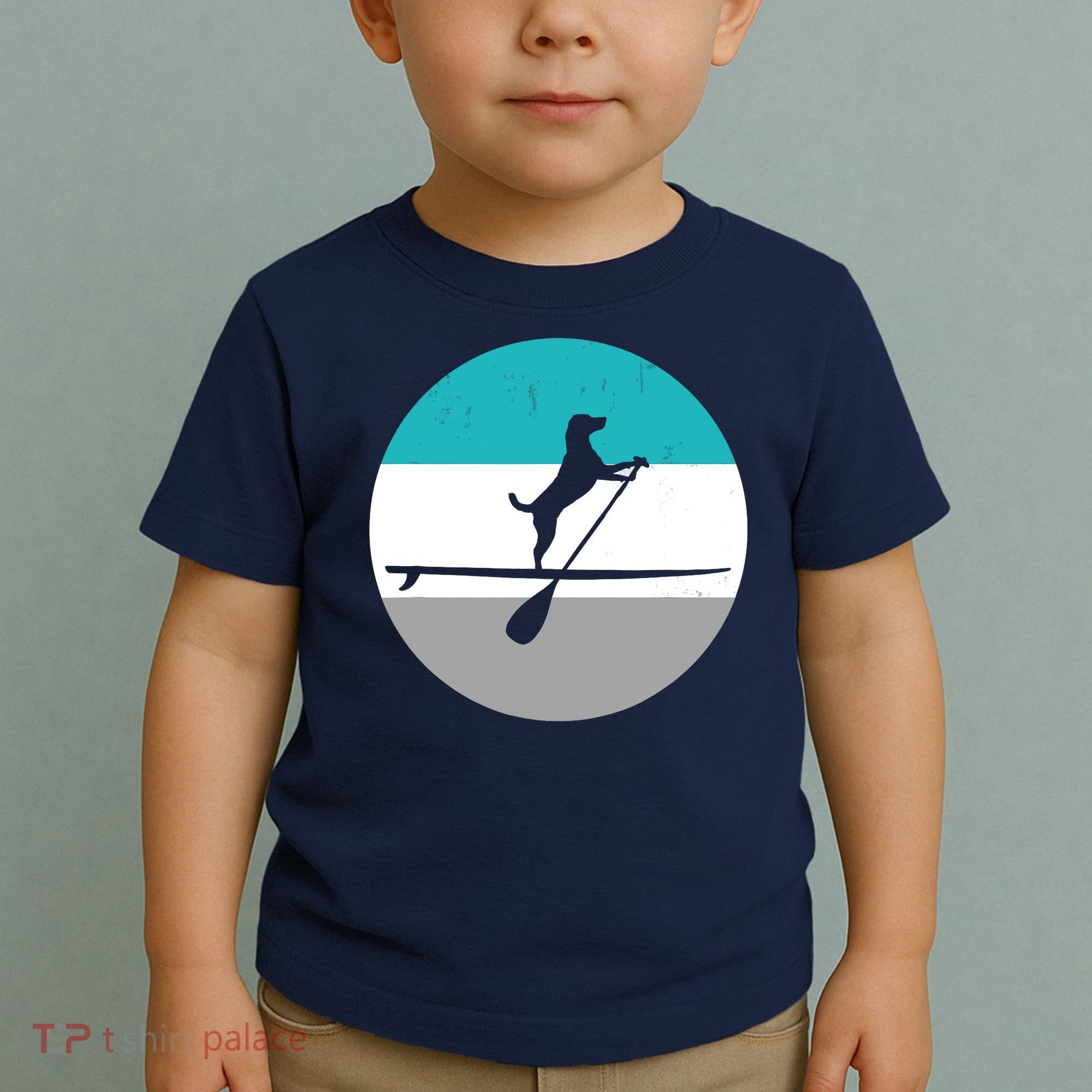 Stand Up Paddle Boarding with dog - Paddelsport SUP Board Toddler T-Shirt