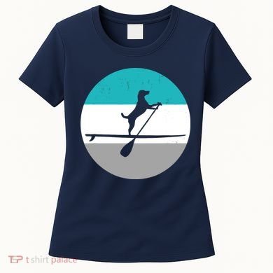 Stand Up Paddle Boarding with dog - Paddelsport SUP Board Women's T-Shirt