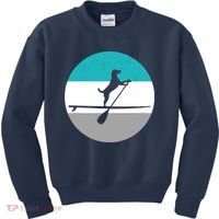 Stand Up Paddle Boarding with dog - Paddelsport SUP Board Kids Sweatshirt thumb 0