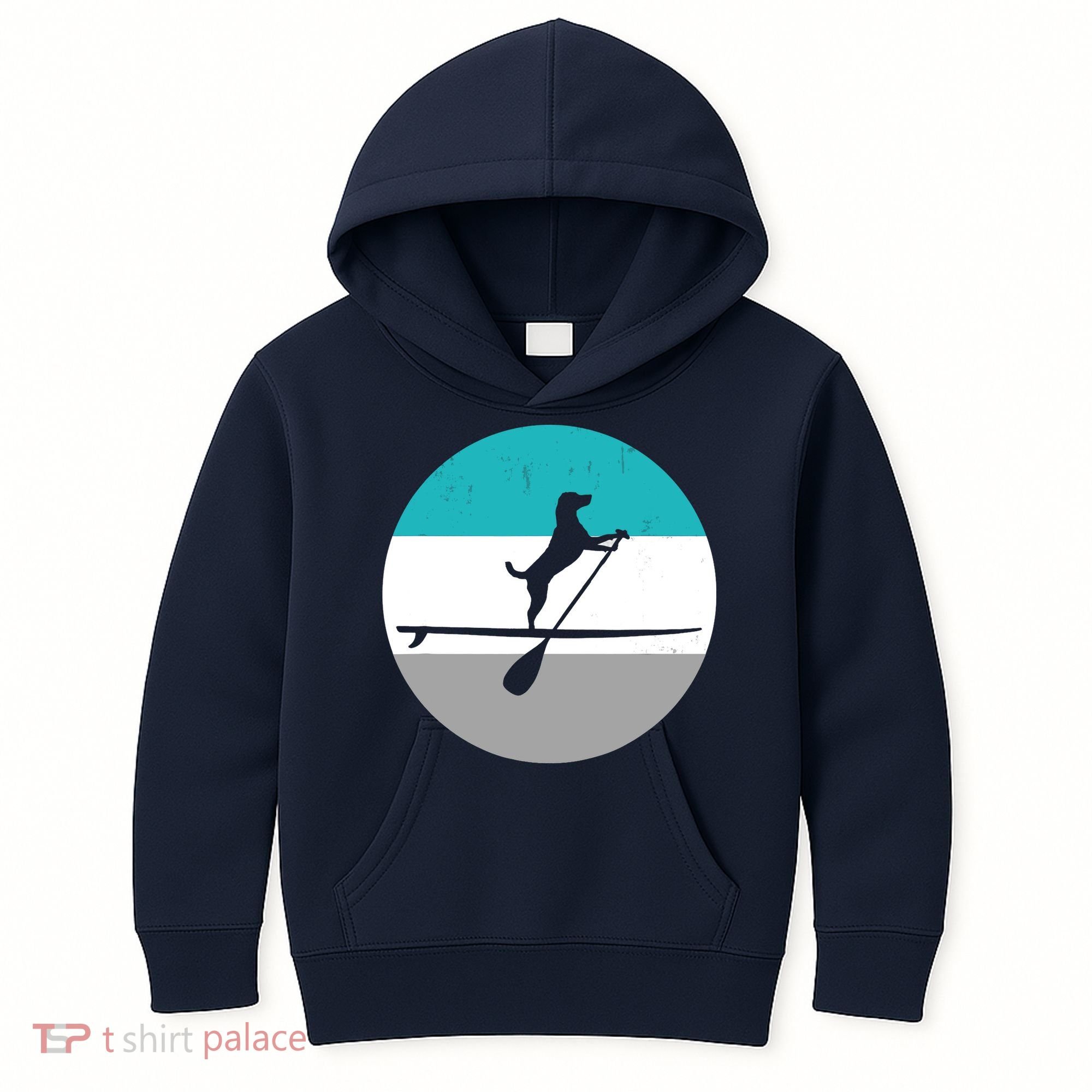 Stand Up Paddle Boarding with dog - Paddelsport SUP Board Kids Hoodie
