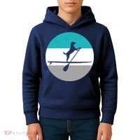 Stand Up Paddle Boarding with dog - Paddelsport SUP Board Kids Hoodie thumb 4