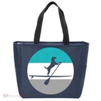 Stand Up Paddle Boarding with dog - Paddelsport SUP Board Tote Bag thumb 0