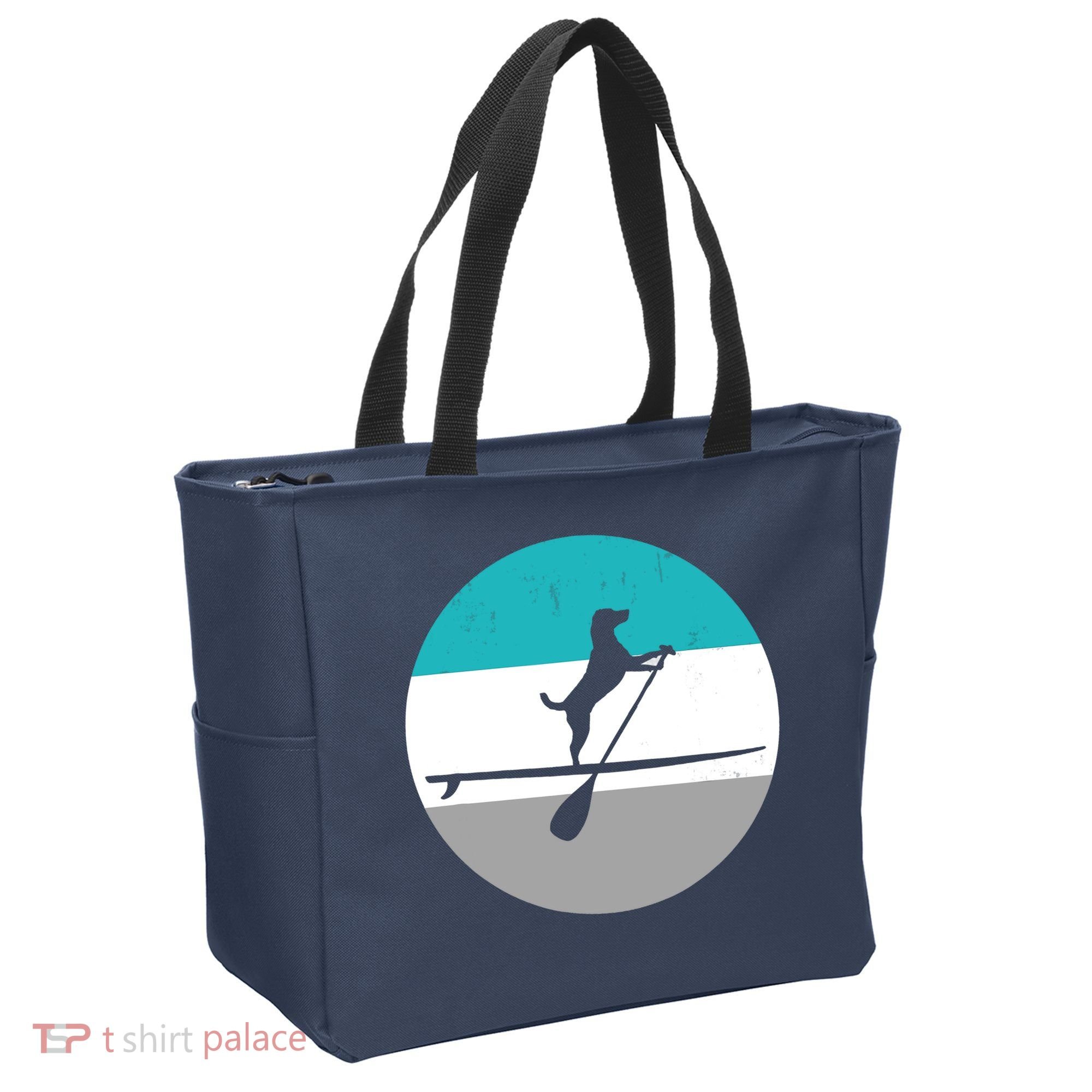 Stand Up Paddle Boarding with dog - Paddelsport SUP Board Tote Bag