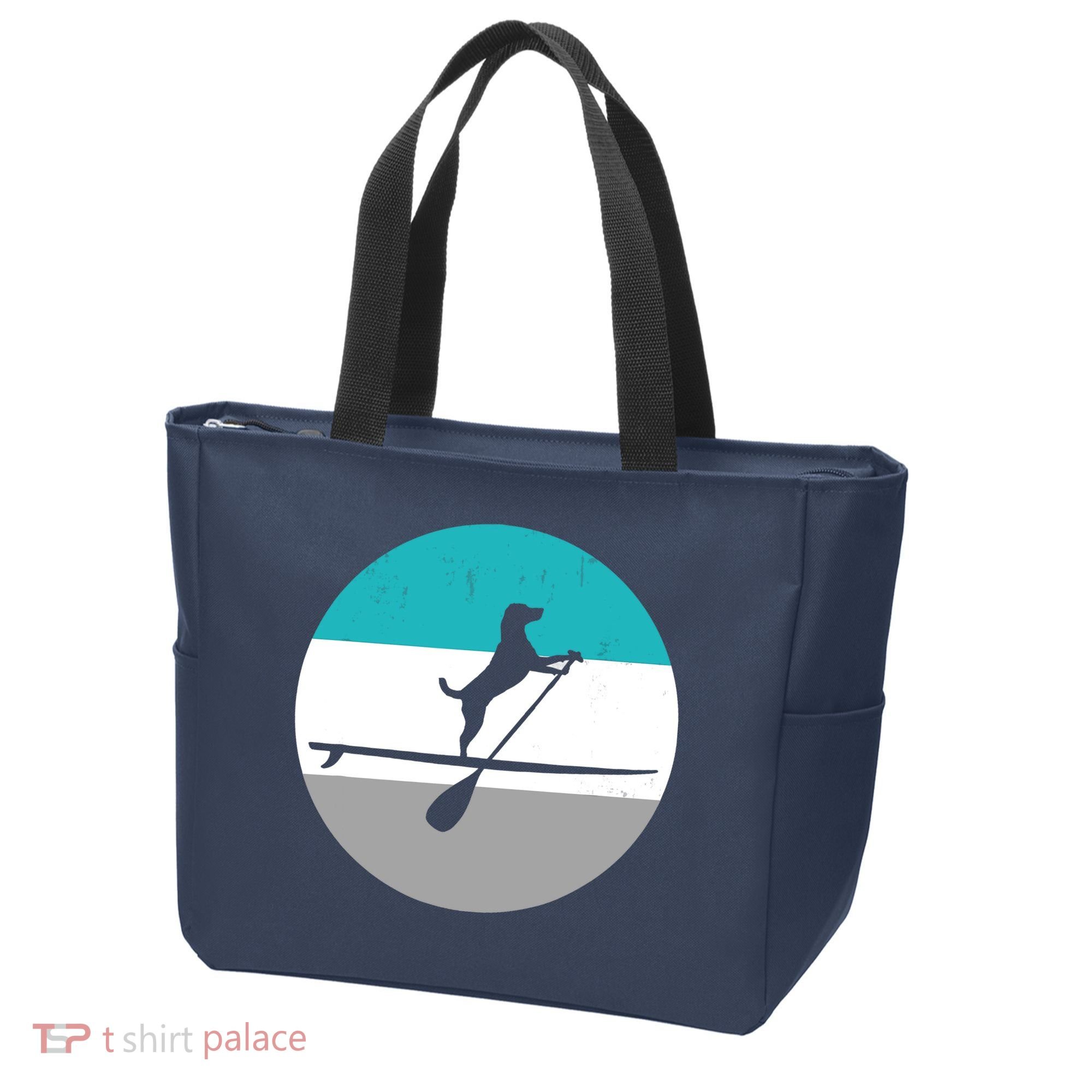 Stand Up Paddle Boarding with dog - Paddelsport SUP Board Tote Bag