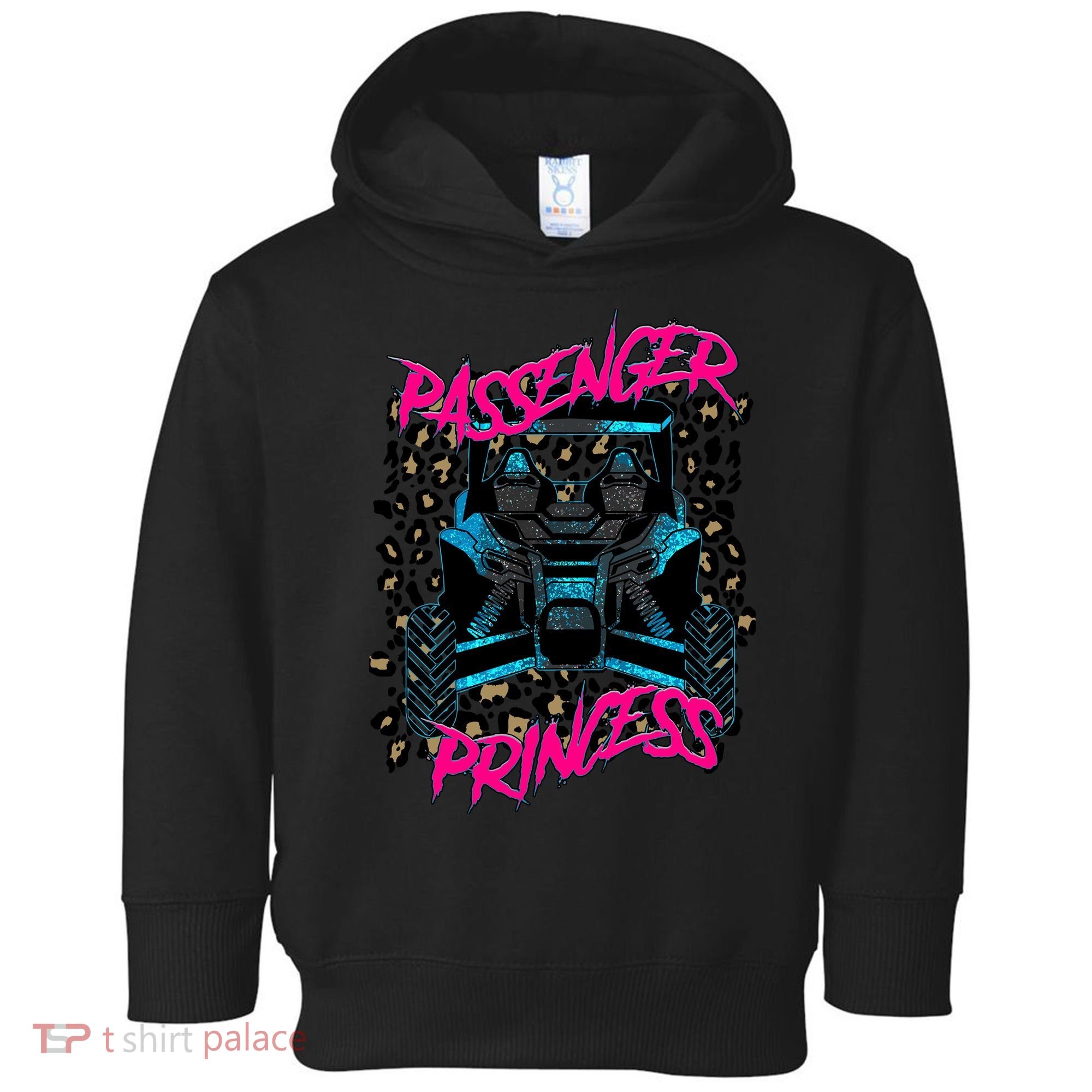 Sxs Utv Passenger Princess Adventure Offroad Toddler Hoodie