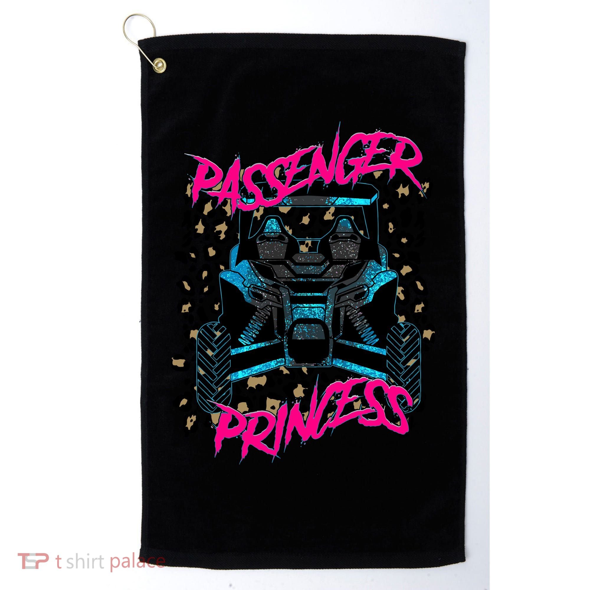 Sxs Utv Passenger Princess Adventure Offroad Golf Towel