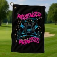 Sxs Utv Passenger Princess Adventure Offroad Golf Towel thumb 1