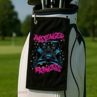 Sxs Utv Passenger Princess Adventure Offroad Golf Towel thumb 2