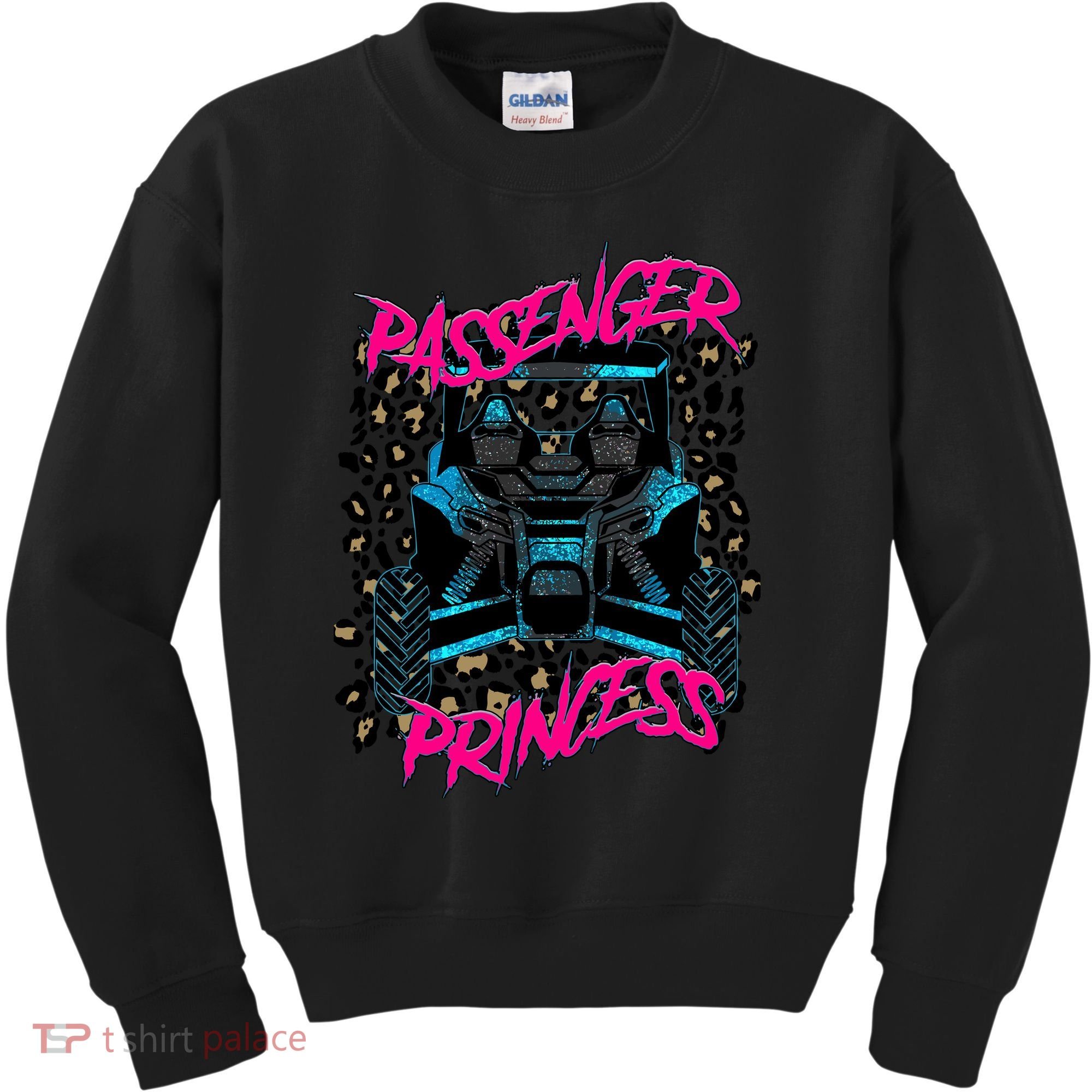 Sxs Utv Passenger Princess Adventure Offroad Kids Sweatshirt