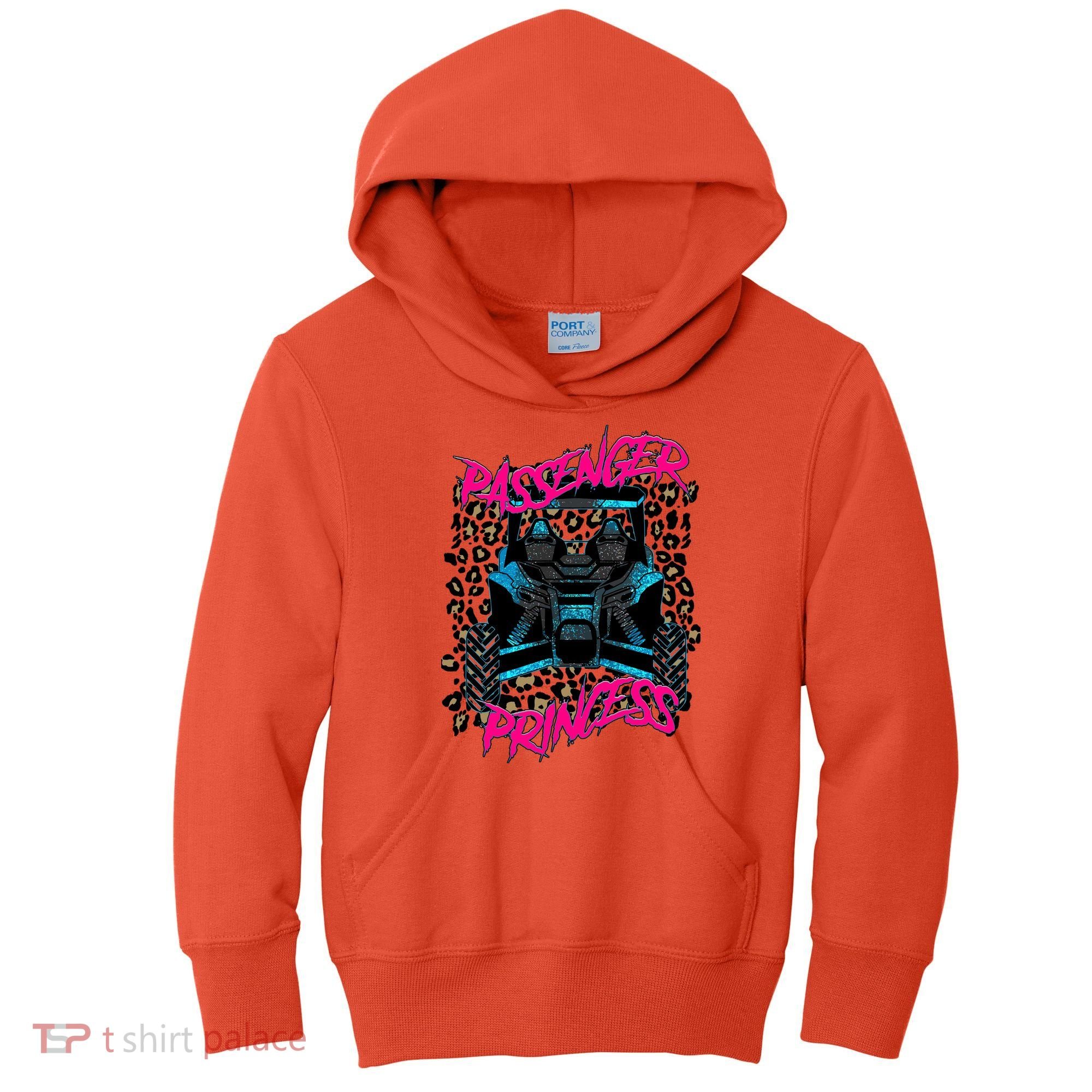 Sxs Utv Passenger Princess Adventure Offroad Kids Hoodie