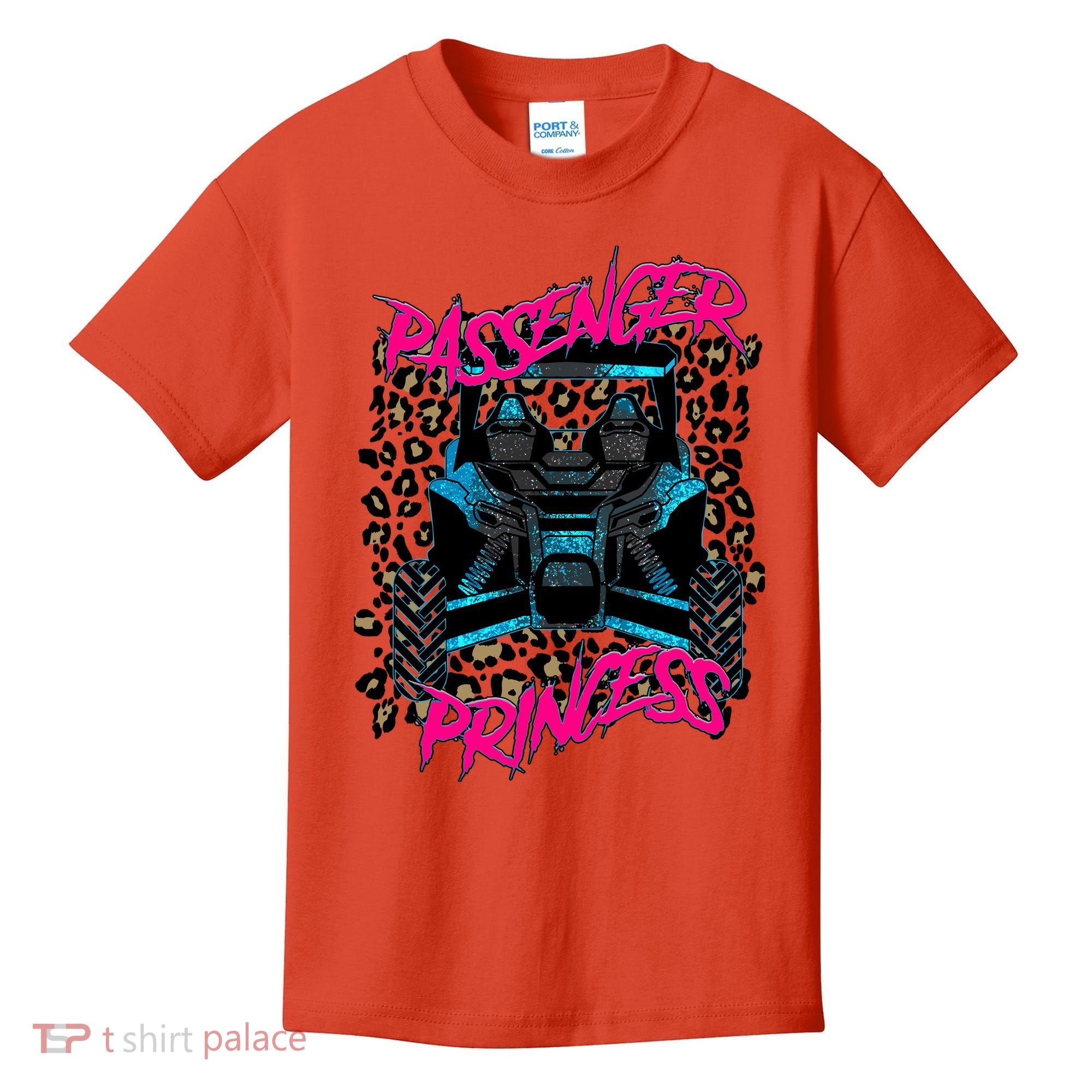 Sxs Utv Passenger Princess Adventure Offroad Kids T-Shirt