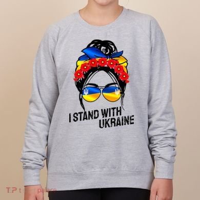 Support Ukraine Pride I Stand With Ukraine Flag Gift Women's Sweatshirt