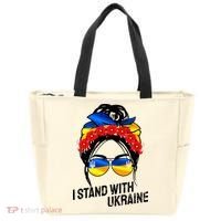 Support Ukraine Pride I Stand With Ukraine Flag Gift Tote Bag thumb 0