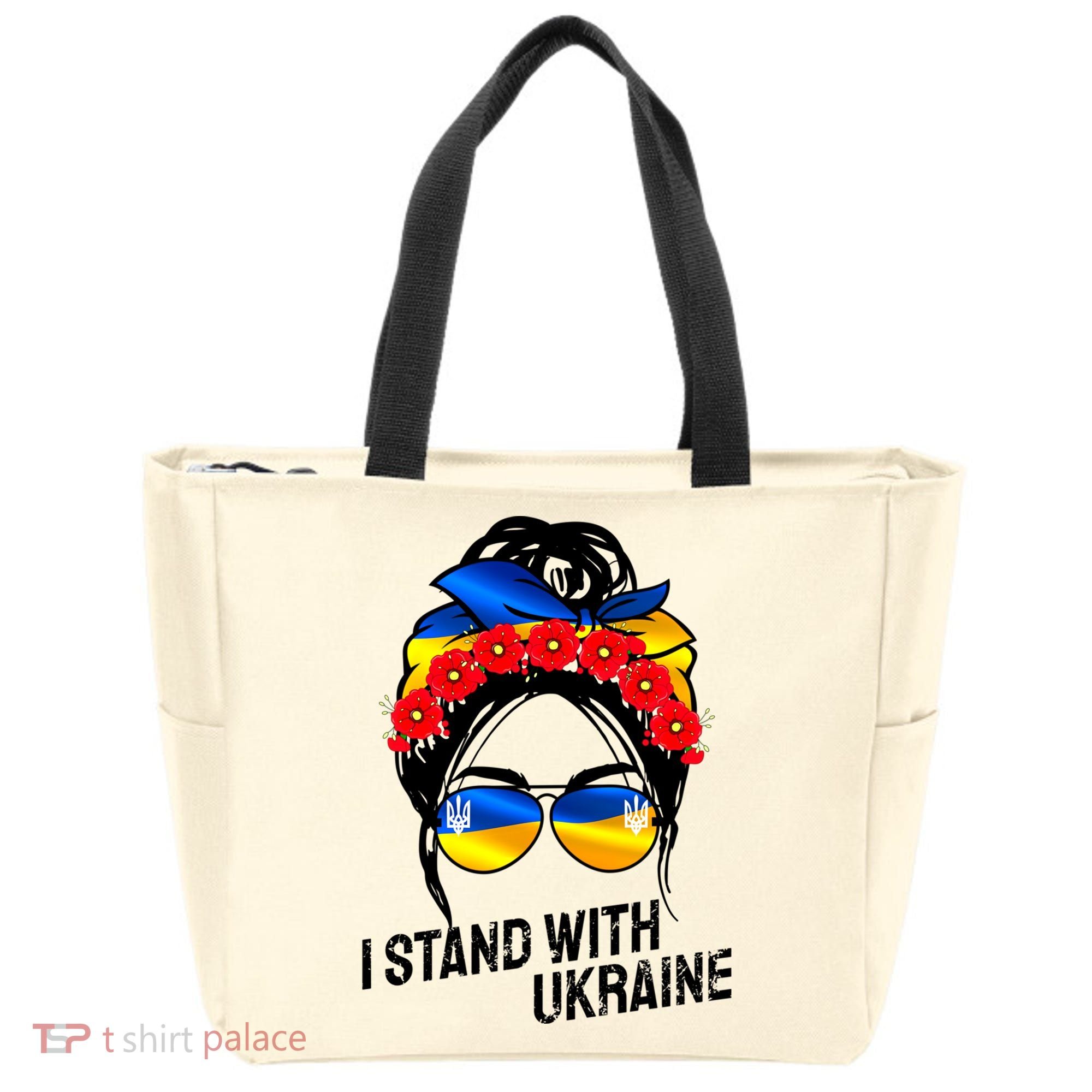 Support Ukraine Pride I Stand With Ukraine Flag Gift Tote Bag