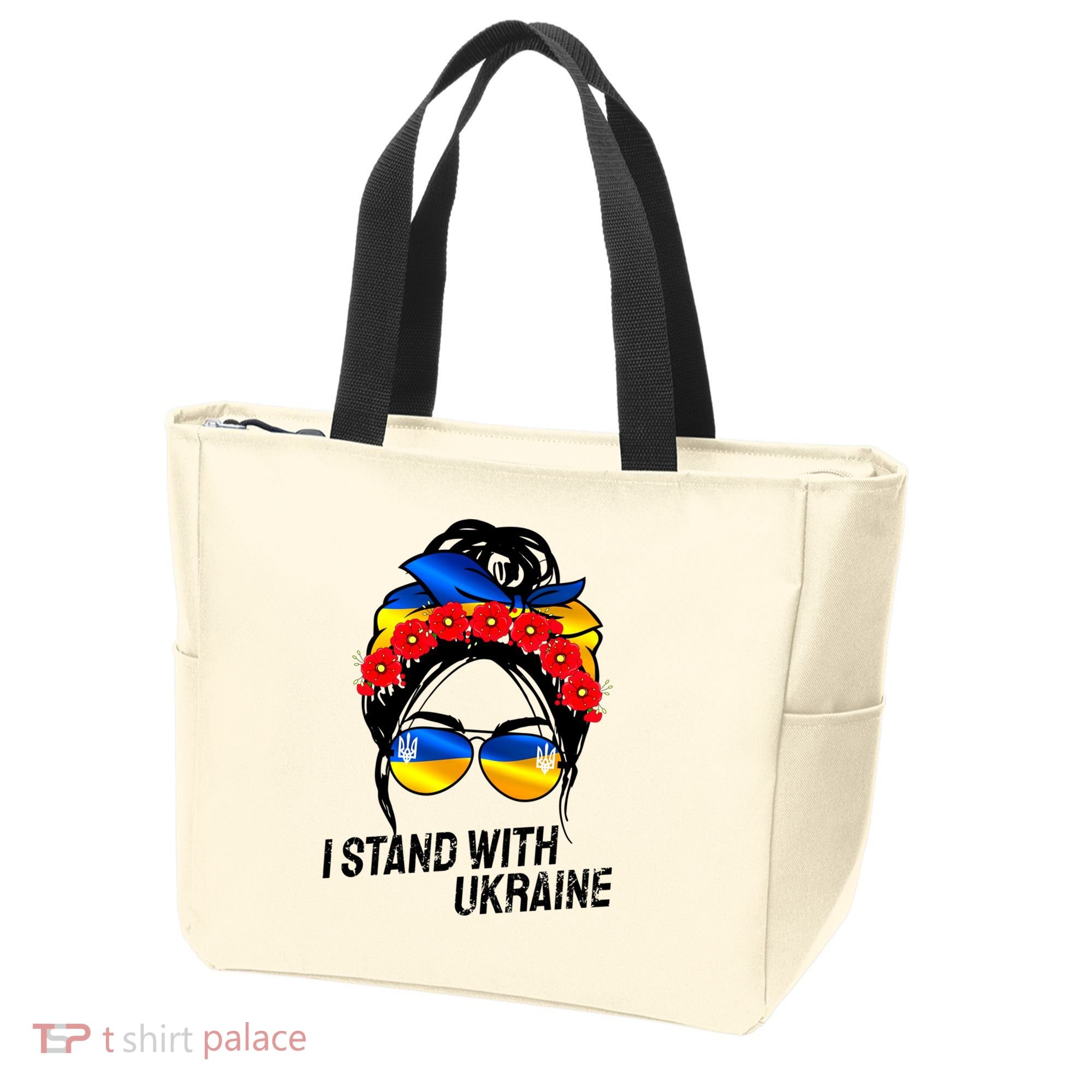Support Ukraine Pride I Stand With Ukraine Flag Gift Tote Bag