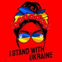 Support Ukraine Pride I Stand With Ukraine Flag Gift Santa Hat thumb 1